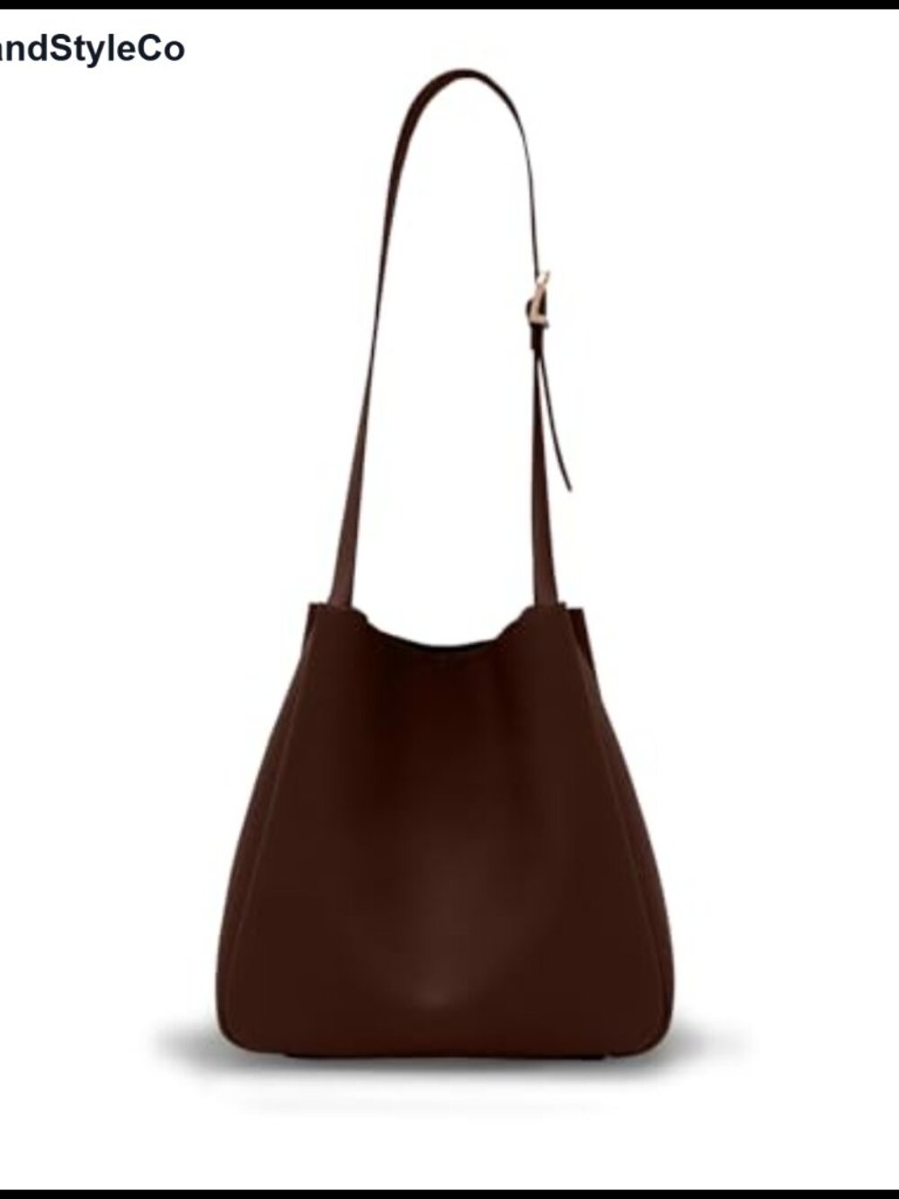 Slouchy Hobo Bag for Women Vegan PU Leather Shoulder Tote